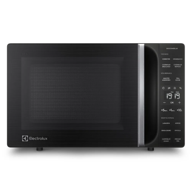 Micro-ondas Electrolux 23L Preto Efficient com Descongelamento Assistido (ME23P)